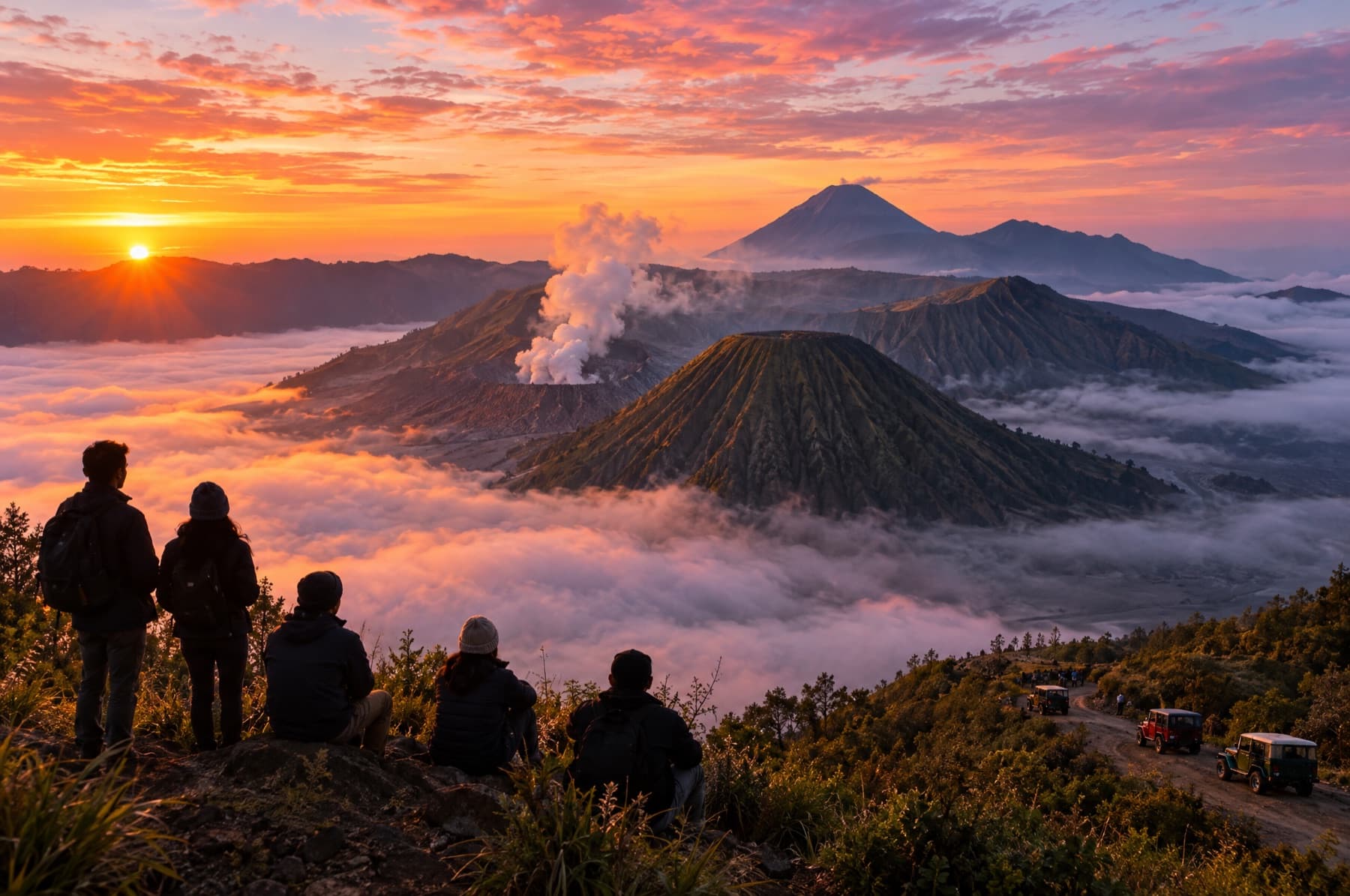 브로모 화산 일출